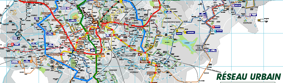 Ligne 3 et 4 du métro de Lille